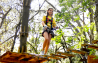 Girl On Bumblebee Course